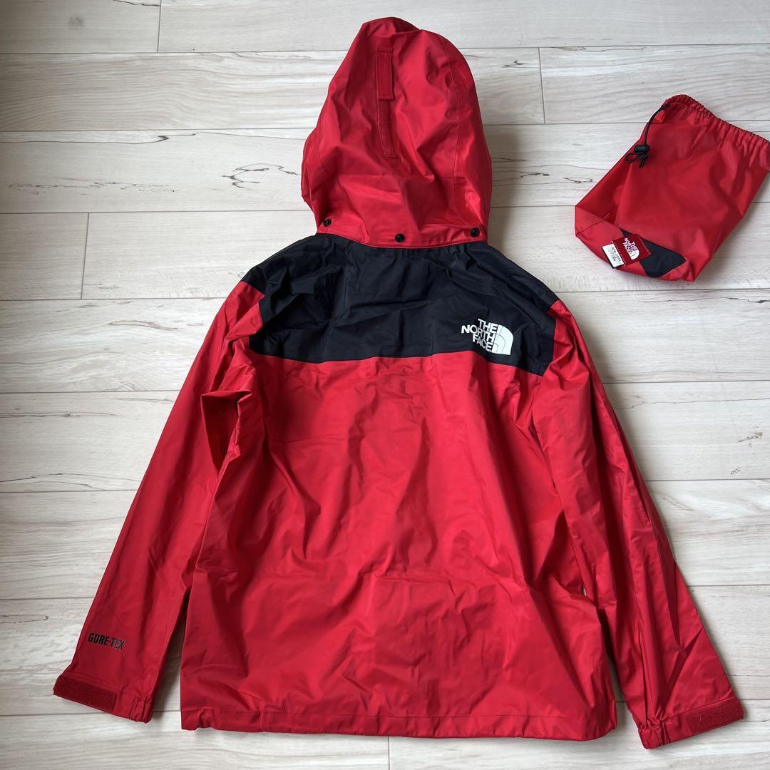 ノースフェイス　セットアップ　Gore-Tex レインスーツ　レディース　レッド