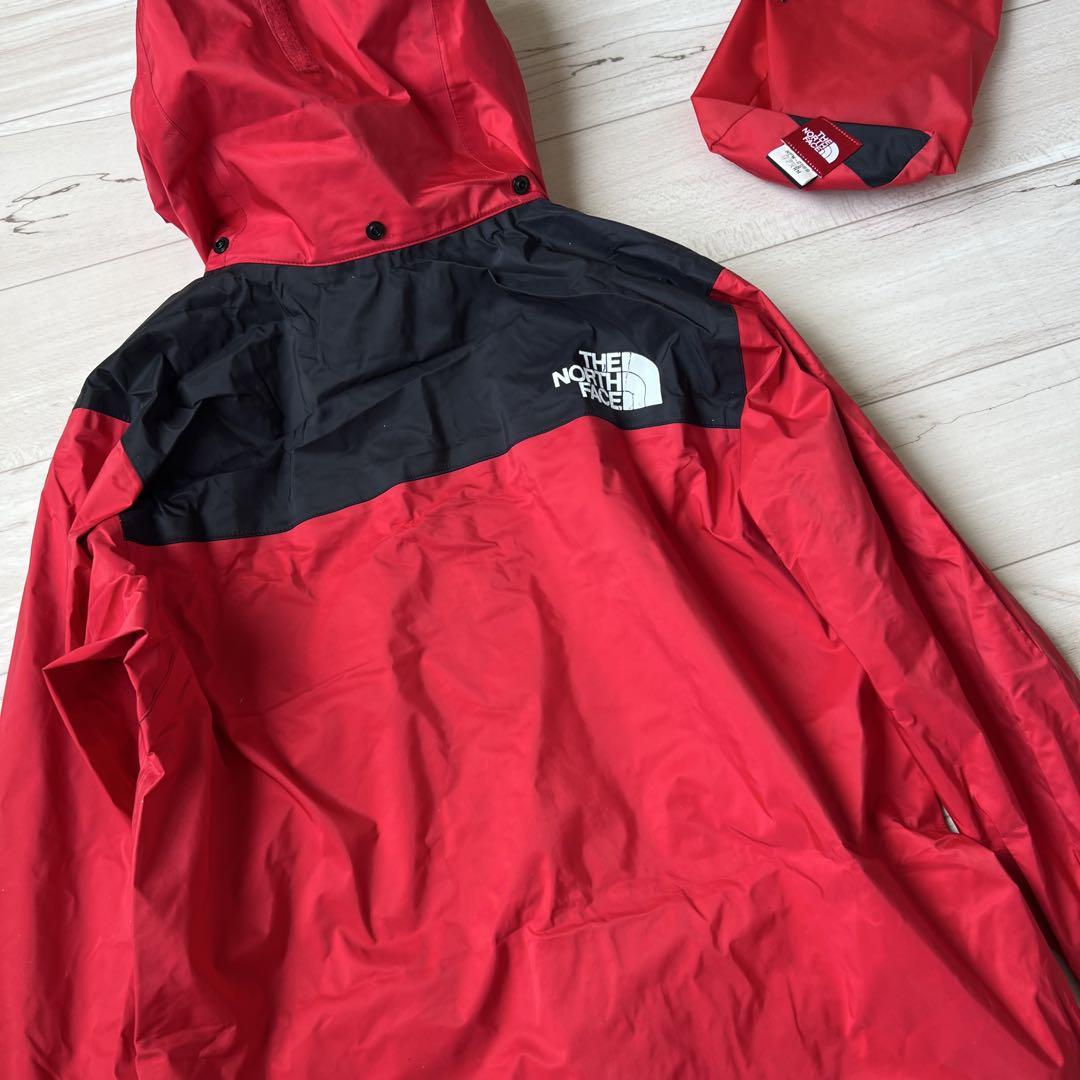 ノースフェイス　セットアップ　Gore-Tex レインスーツ　レディース　レッド