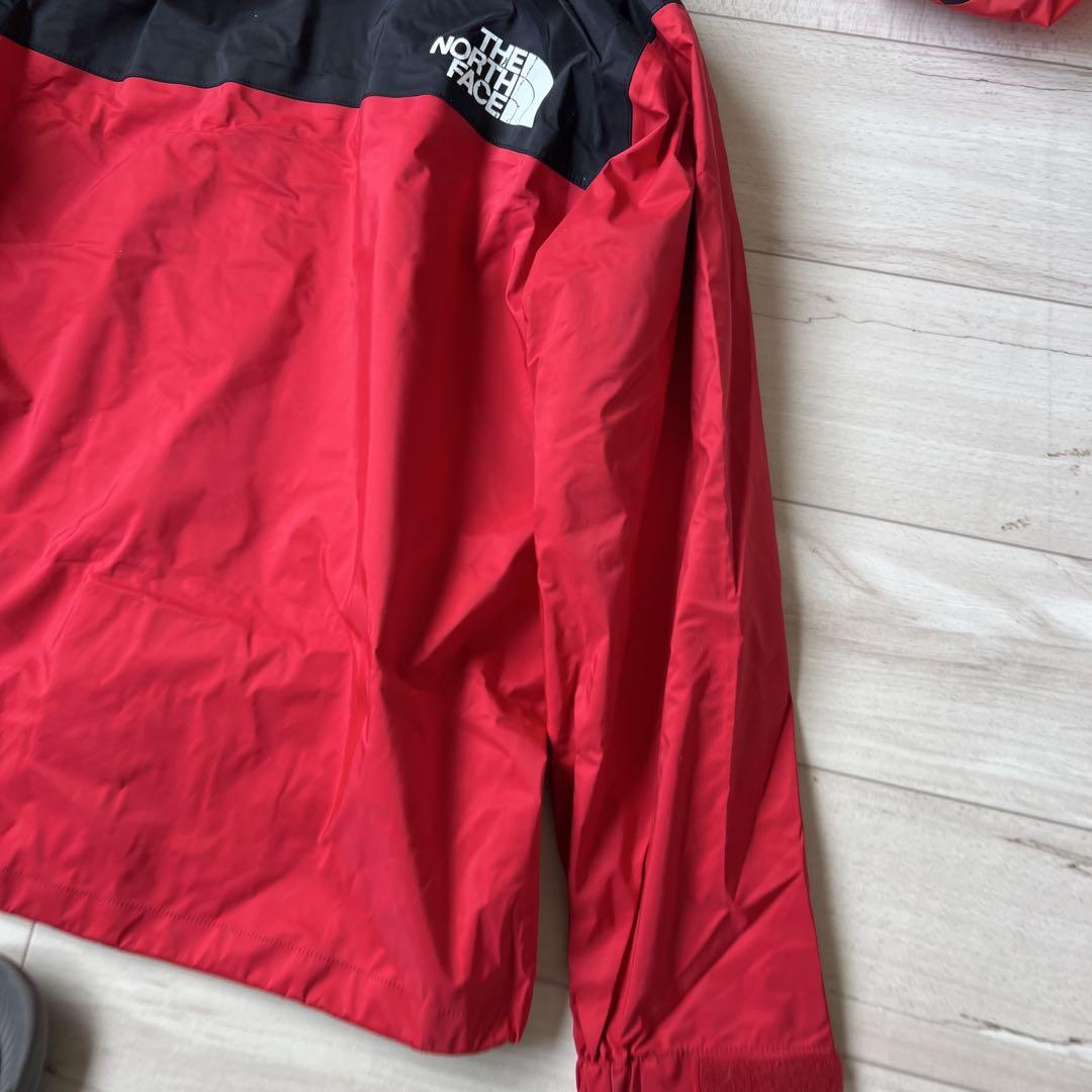 ノースフェイス　セットアップ　Gore-Tex レインスーツ　レディース　レッド
