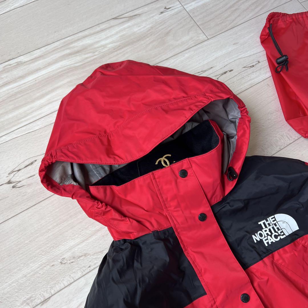 ノースフェイス　セットアップ　Gore-Tex レインスーツ　レディース　レッド