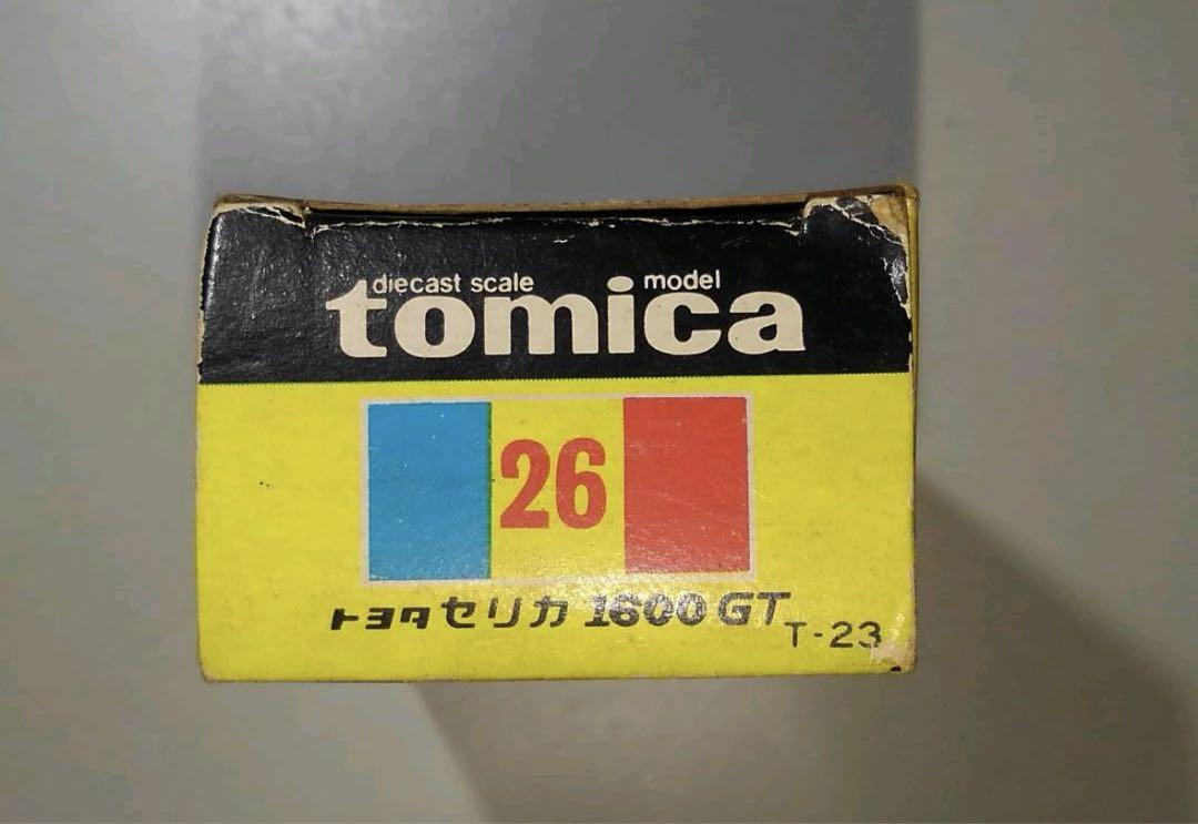 【黒箱】トミカ　26 トヨタ　セリカ　1600GT