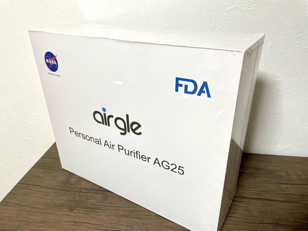 【新品未開封】 airgle AG25 エアグル 空気清浄機 光触媒 NASA airgle パーソナル空気清浄機 AG25｜AG25｜[通販]ケーズデンキ