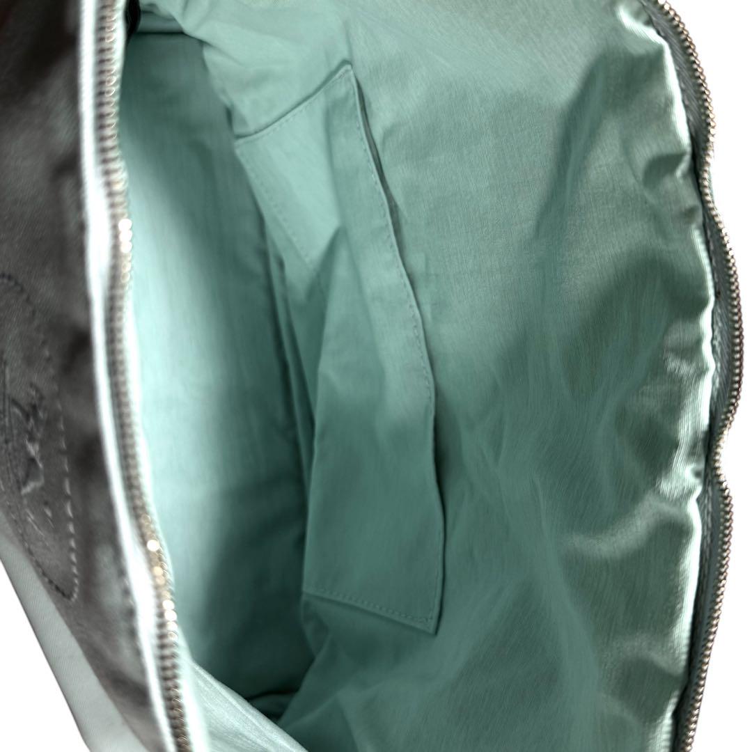【HERMES】エルメス　ポーチ　ポリード 綿100% BLEU GLACIER