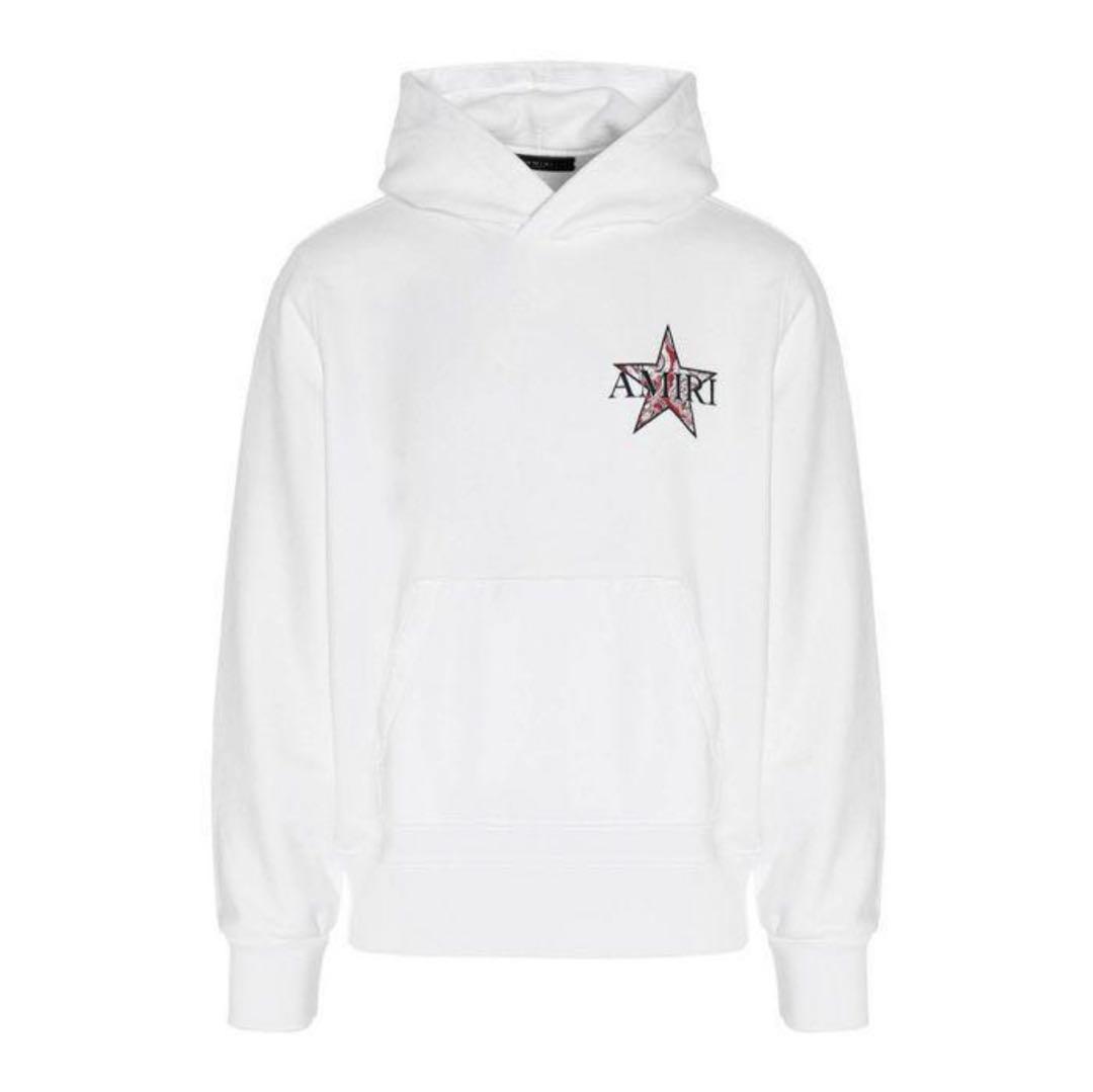 【極美品】AMIRI ペイズリー スター パーカー Mサイズ 画像2