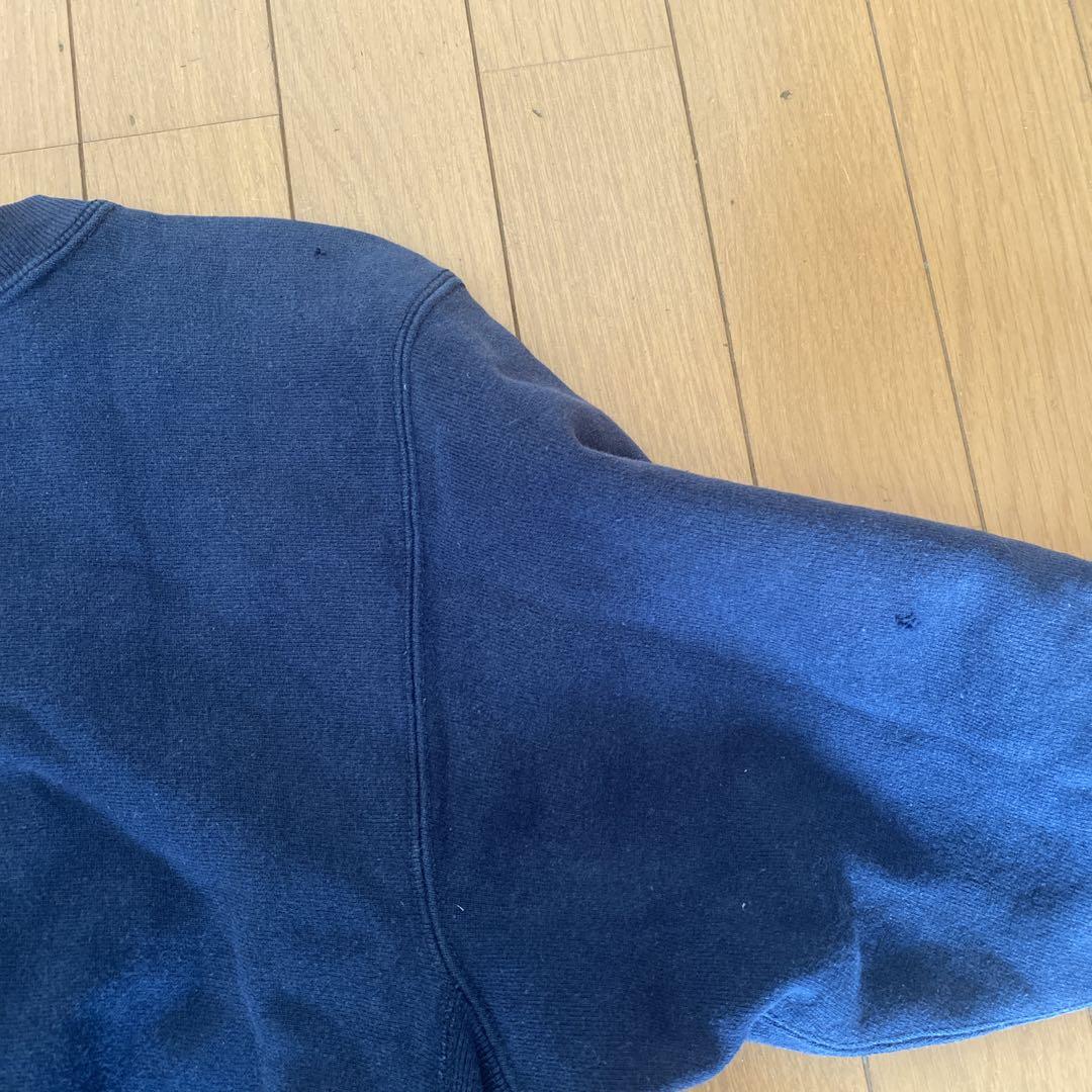 Champion Reverse Wave スウェット ダークブルー M