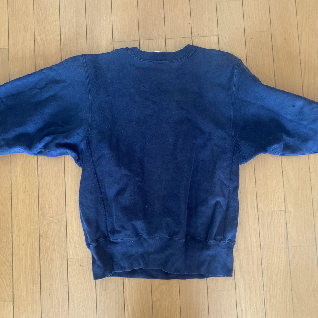 Champion Reverse Wave スウェット ダークブルー M