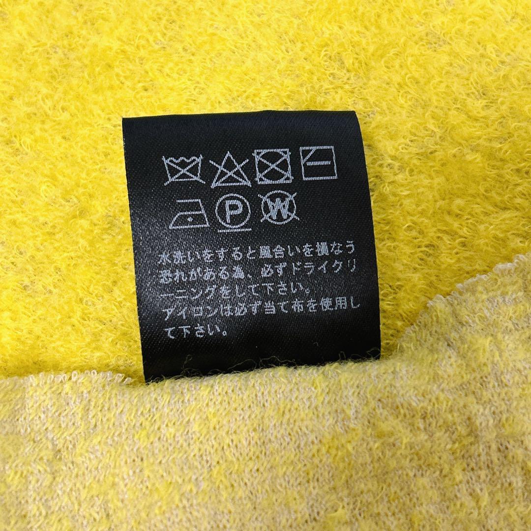 ニトリト★美品★大判ストール★ohori お堀★コットンウール★米沢織