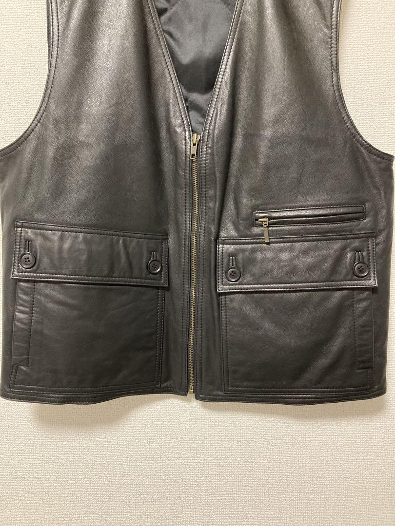 Paul Smith ポールスミス レザー 牛革 ベスト ジャケット