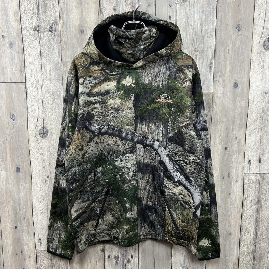 MOSSY OAK 迷彩 カモフラ CAMO リアルツリー パーカー M