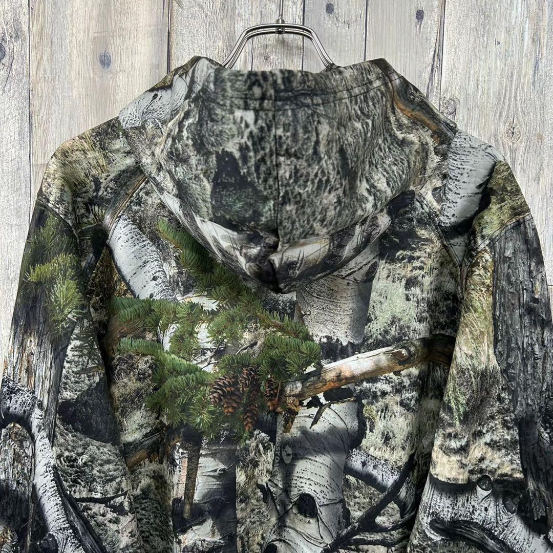 MOSSY OAK 迷彩 カモフラ CAMO リアルツリー パーカー M