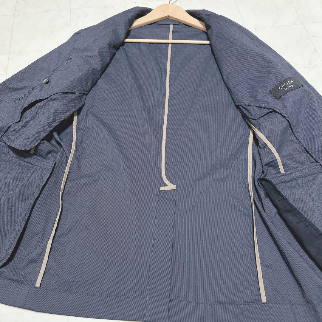【お気にいる】 UOMO 希少X✨EPOCA アンコン ストレッチ サマージャケット ジャケット・アウター