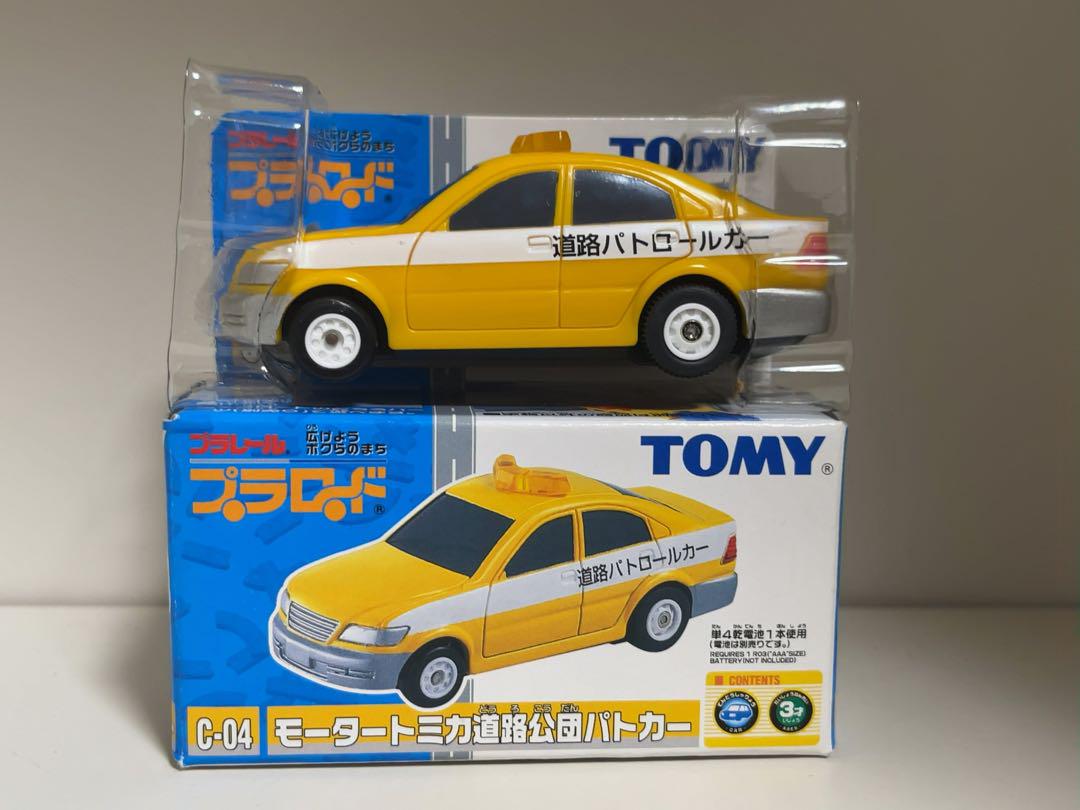 【新品未使用】プラロード 中国製 モータートミカ 道路公団 パトカー