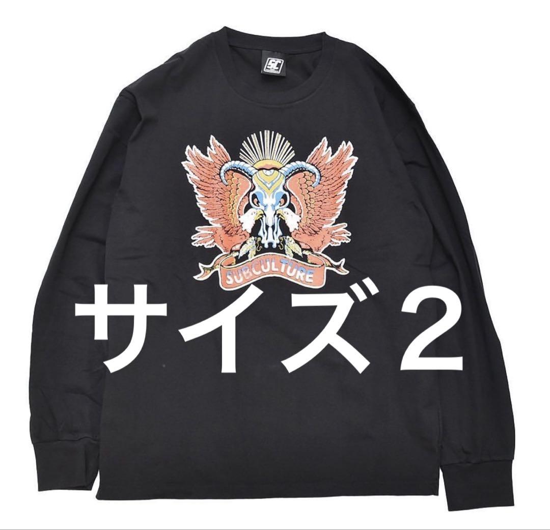 【SC Subculture】LONGSLEEVE T-SHIRT ブラック ２