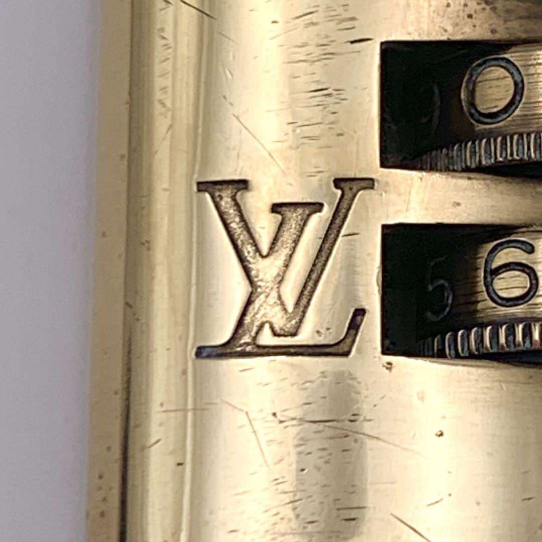 ★LOUIS VUITTON ルイヴィトン カデナ 南京錠 ダイヤル式 ゴールド