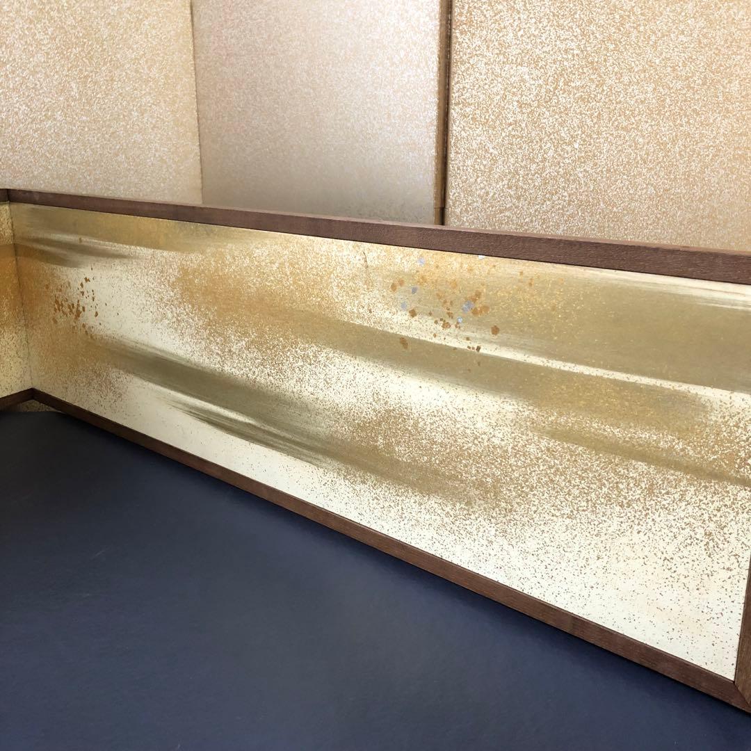 新品未使用正規品♢茶道具♢風炉先屏風 金銀散らし 衝立 屏風 元箱