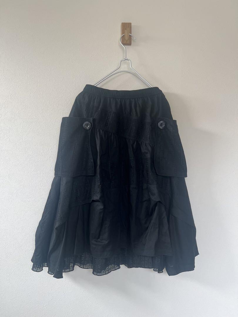 美品 エイココンドウ エターナリーブレイズ 変形フレアスカート