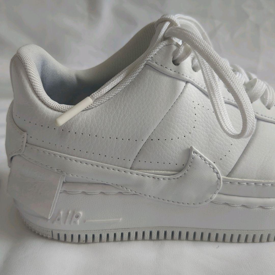 美品★ナイキ エアフォース1/Nike AirForce1 24.0cm白レザー