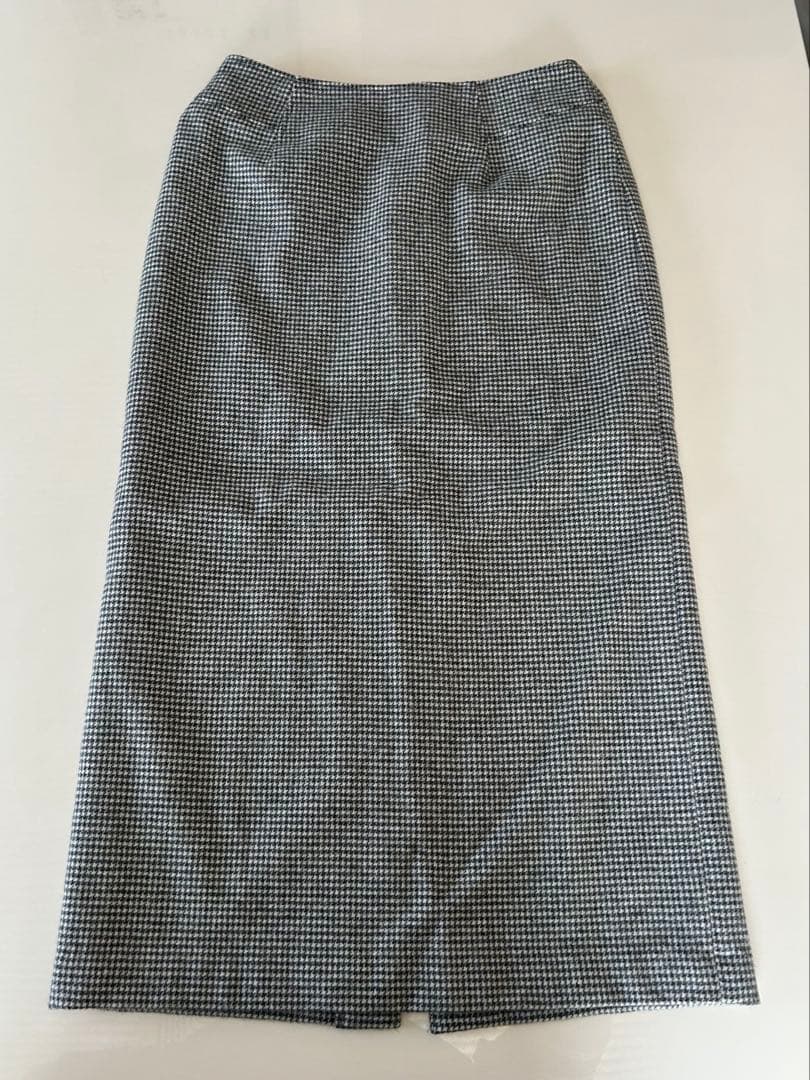 Lui Chantant チェック柄 ひざ丈スカート 38