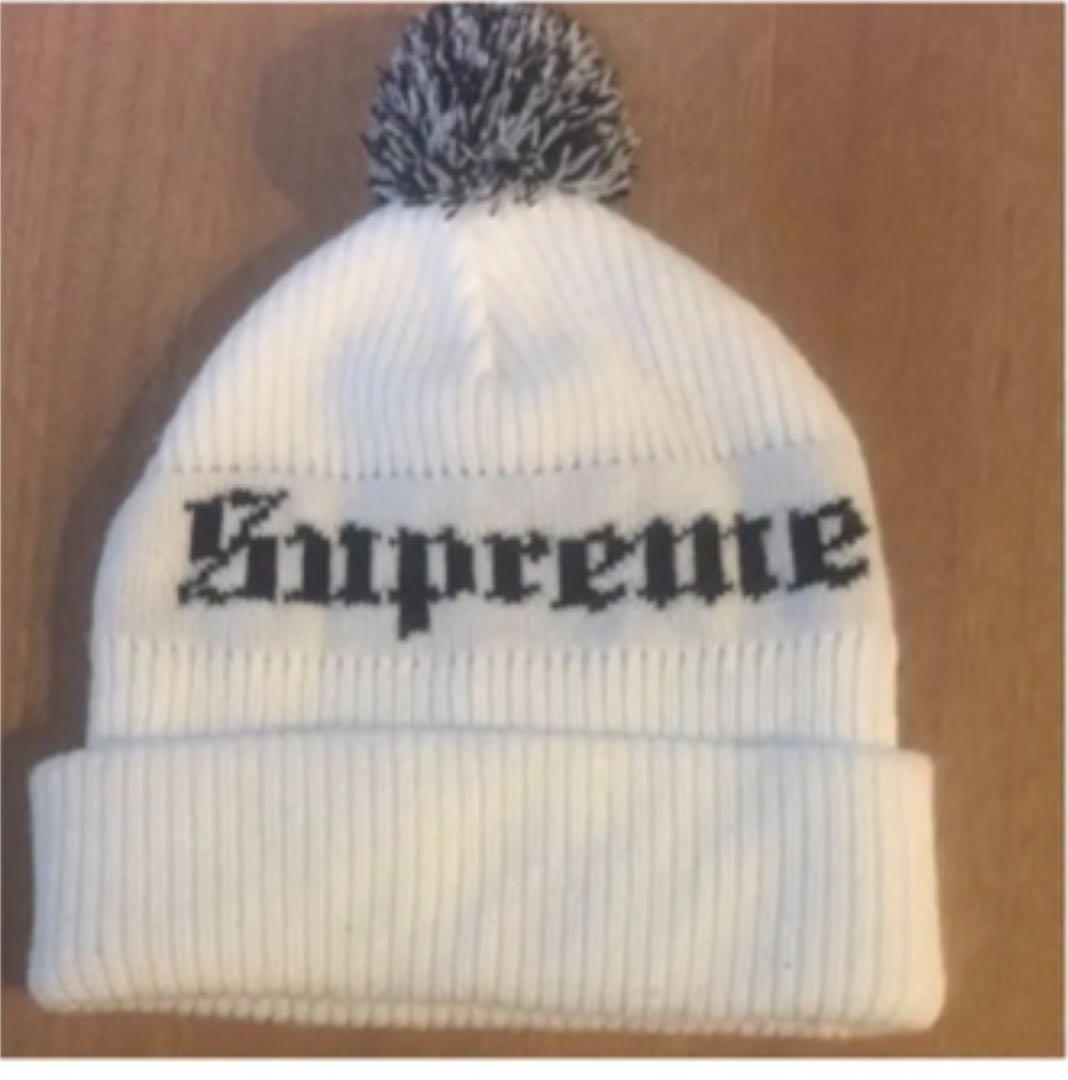 ポンパドー ビター old supreme ボンボン ニット キャップ 帽子
