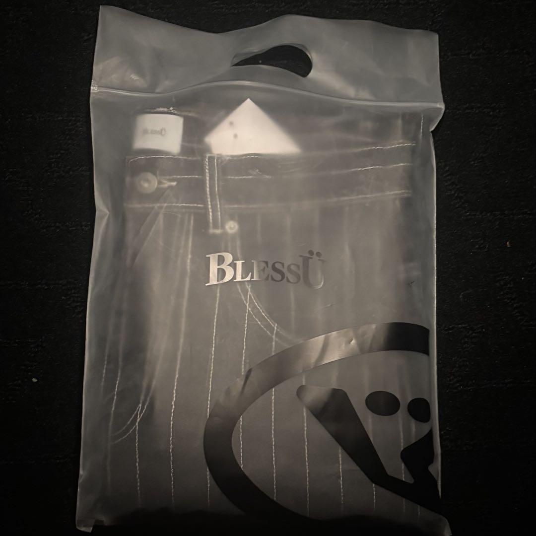 bless u strip denim ブレスユー ストライプデニム ブラック bless u strip denim ブレスユー ストライプデニム ブラック