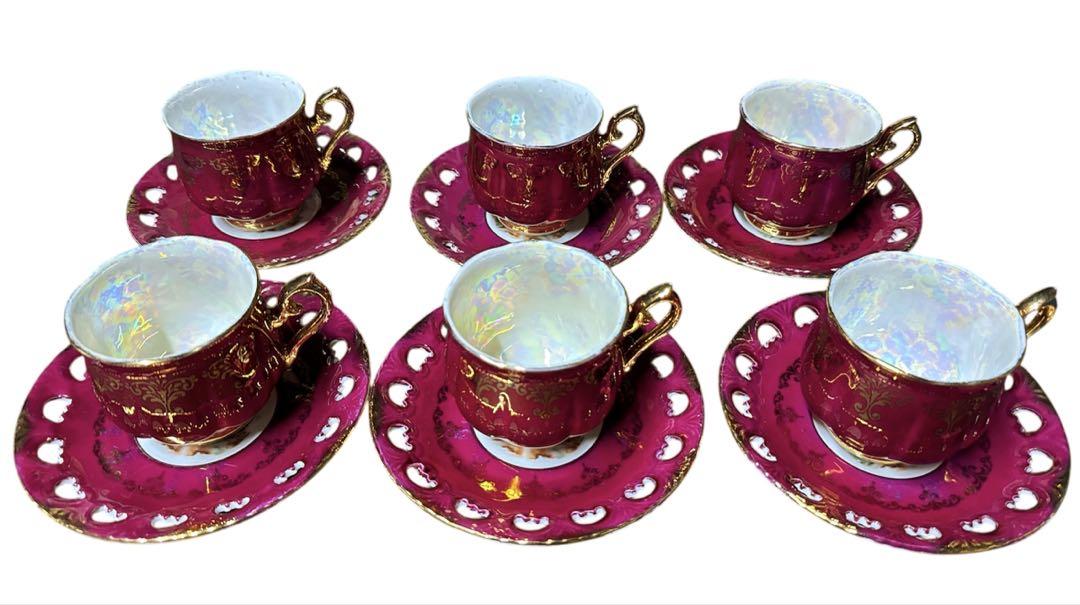 大橋陶器 OHASHI CHINA カップ&ソーサー 6客セット