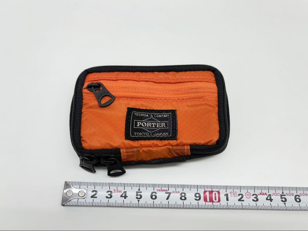 ②DIME × PORTER NEOカードウォレット50 オレンジ