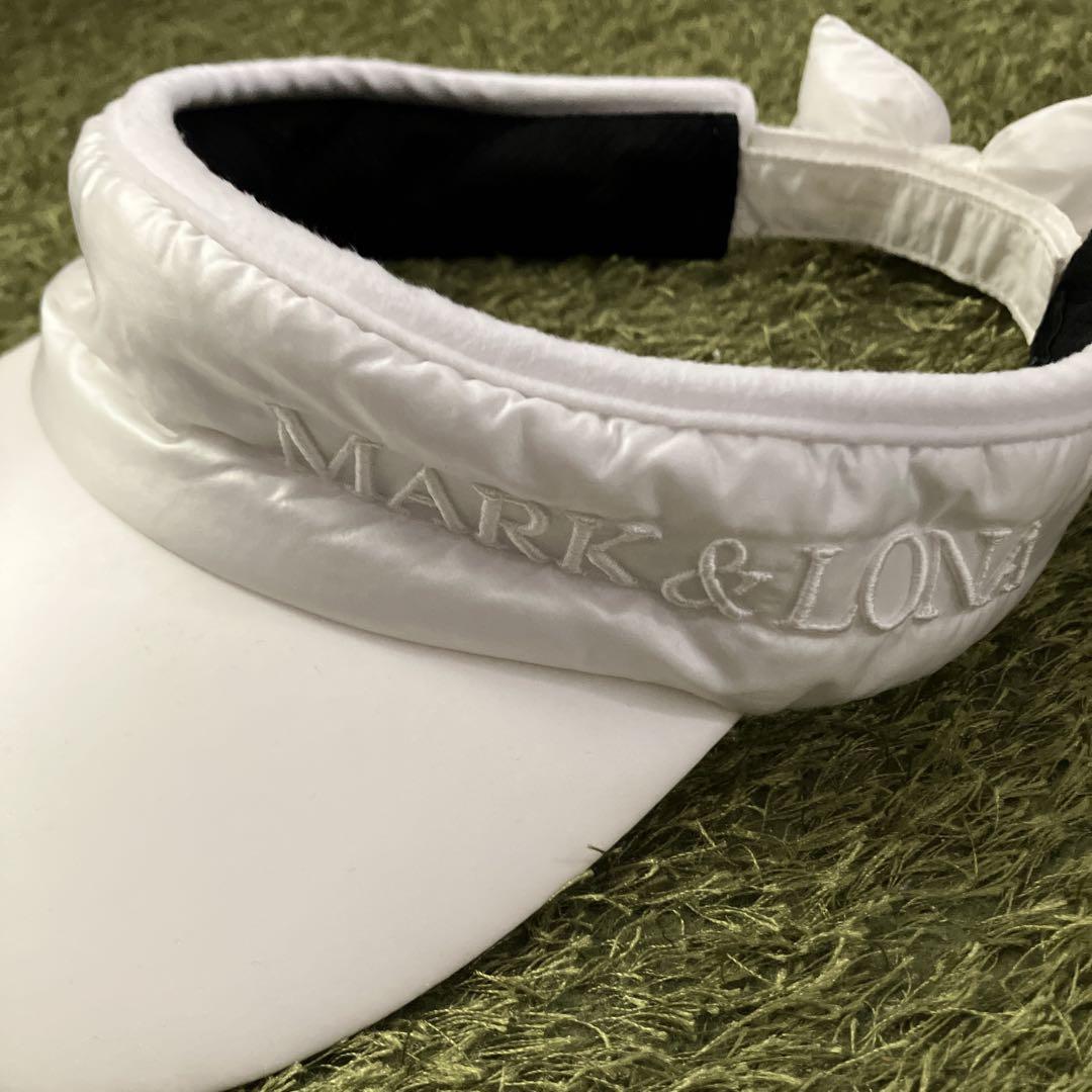 MARK&LONA サンバイザー　リボン