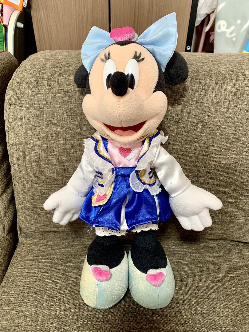 ディズニーミニー　ぬいぐるみ レア☆希少 希少 レア ミッキー ミニー ぬいぐるみバッジ 総柄Tシャツ