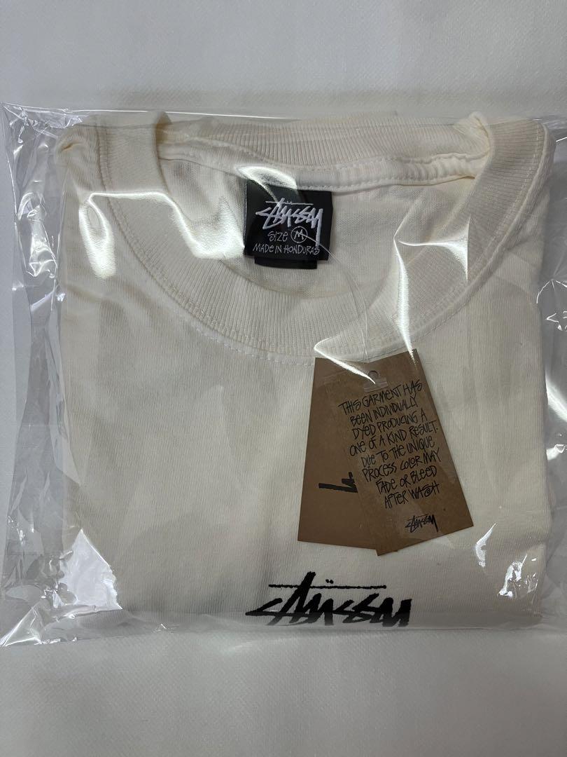 STUSSY 25SS SKULL WINGS LS TEE PIG ナチュラル