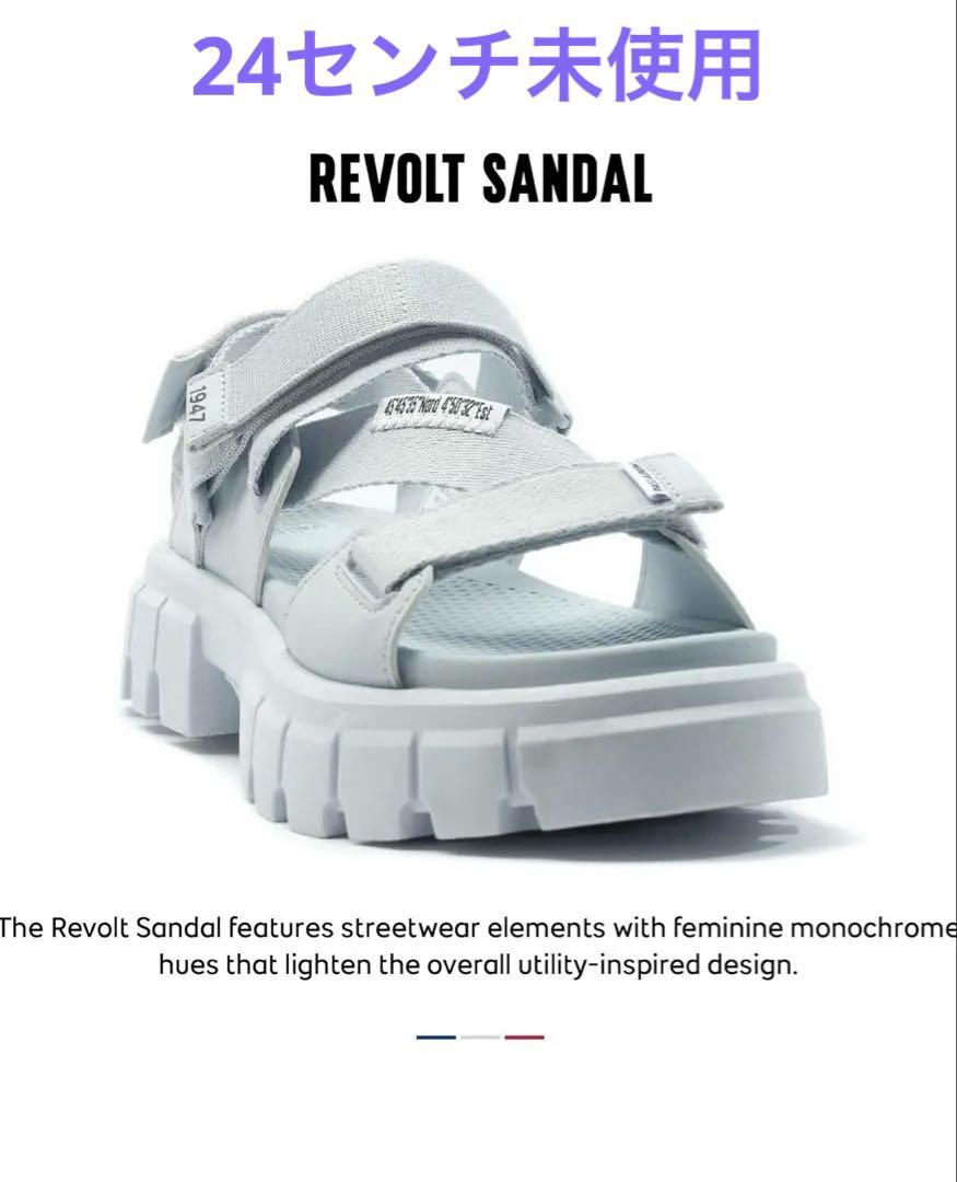新品 パラディウム サンダル REVOLTシリーズレ ディース 24cm
