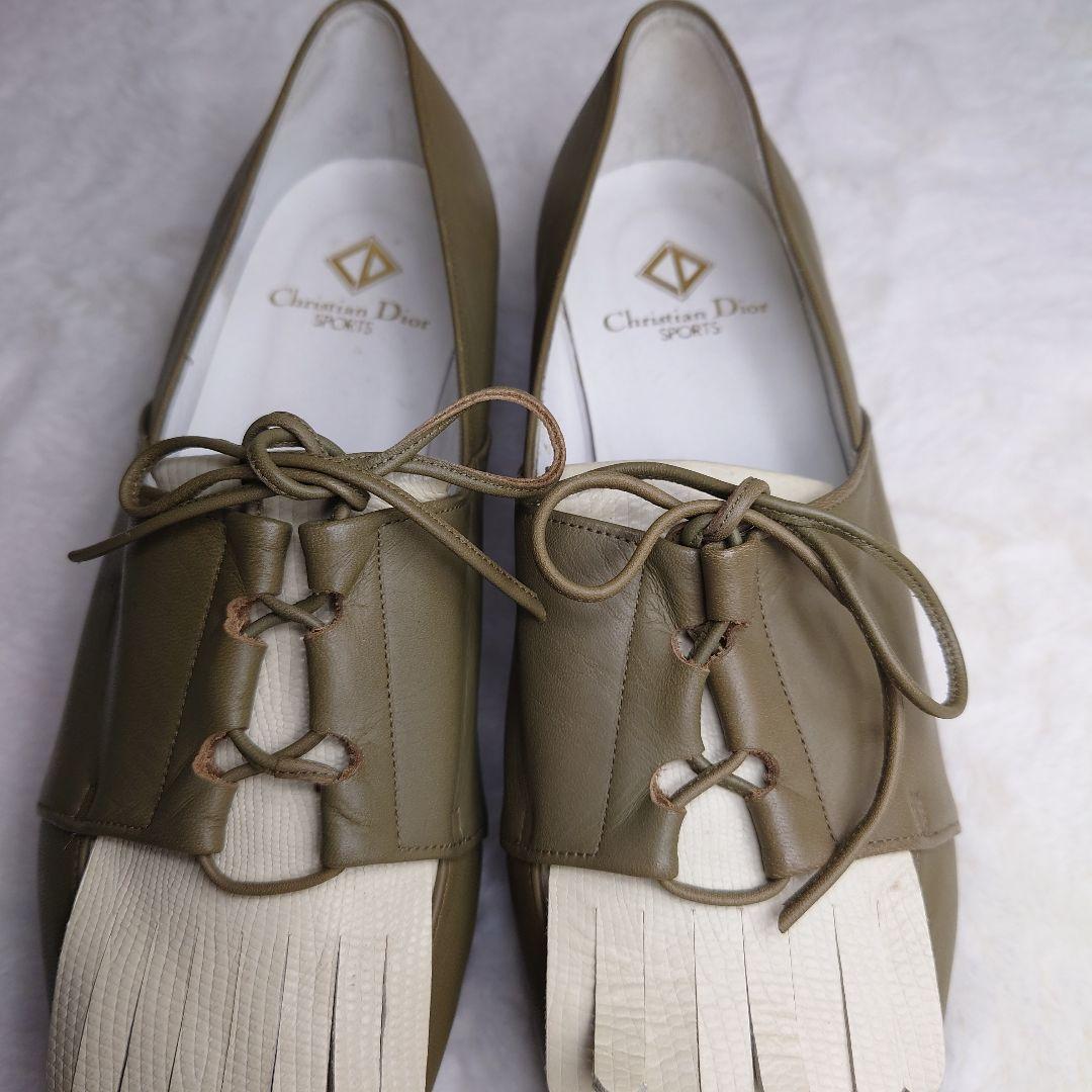Christian Dior ディオール フリンジ タッセル パンプス 24.5