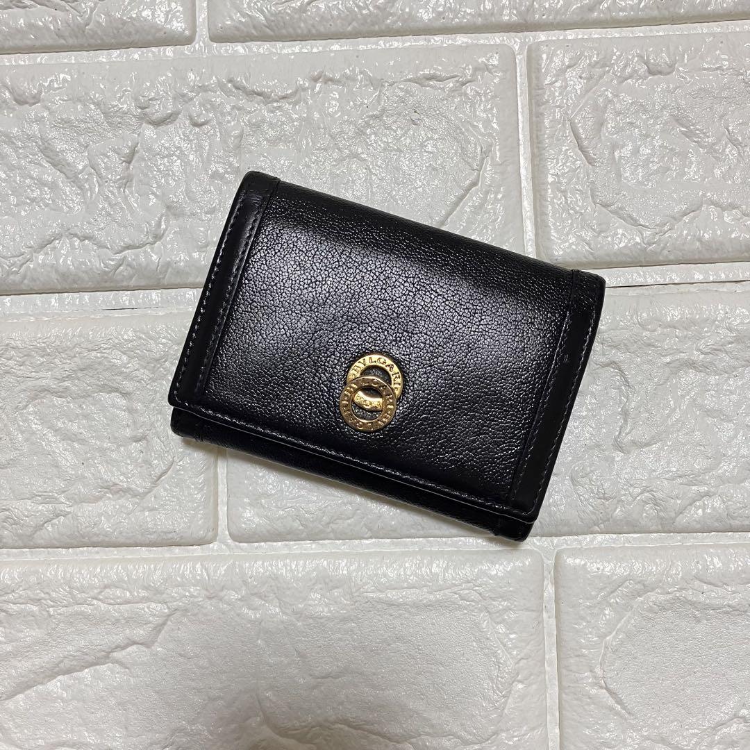 【美品】BVLGARI ドッピオトンド ダブルリング カードケース／名刺入れ BVLGARI ドッピオトンド ダブルリング カードケース／名刺入れ