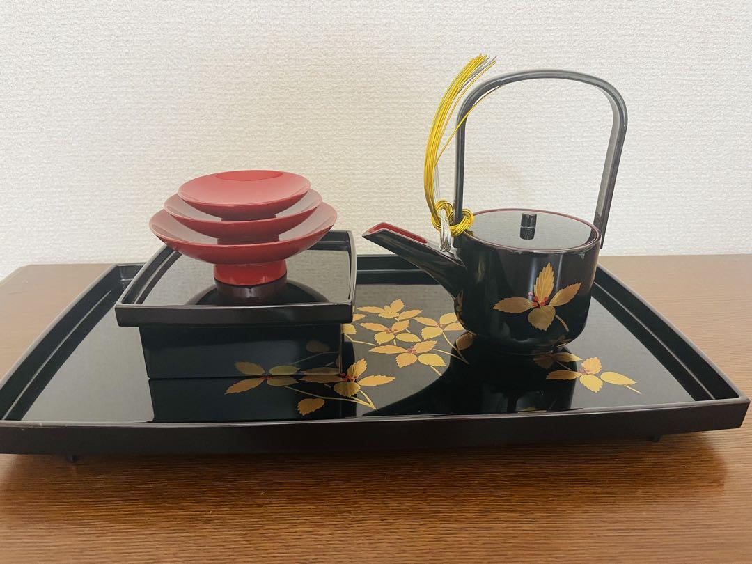 漆塗り屠蘇器セット
