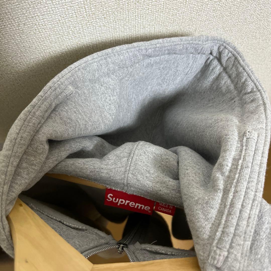 Supreme スモールボックスロゴ　ジップアップパーカー　M フェイスマスク