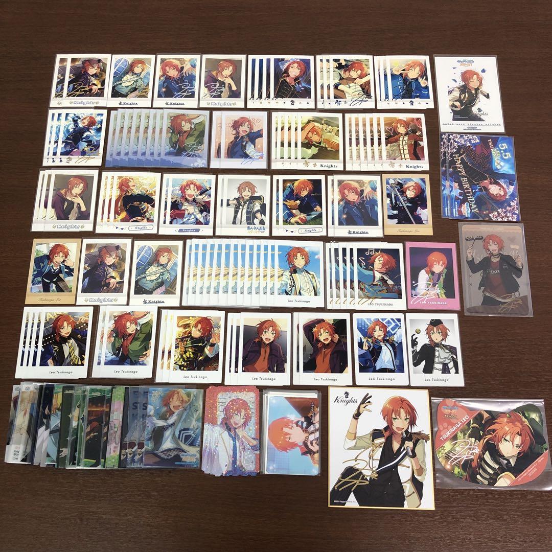 あんスタ 月永レオ ぱしゃこれ 箔押し まとめ売り ➀あんスタ 月永レオ ぱしゃこれ 箔押し ぱしゃっつ 中国 色紙