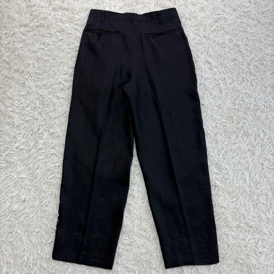 ワイズフォーメン　Y's for men セットアップ 2B リネン100% 黒