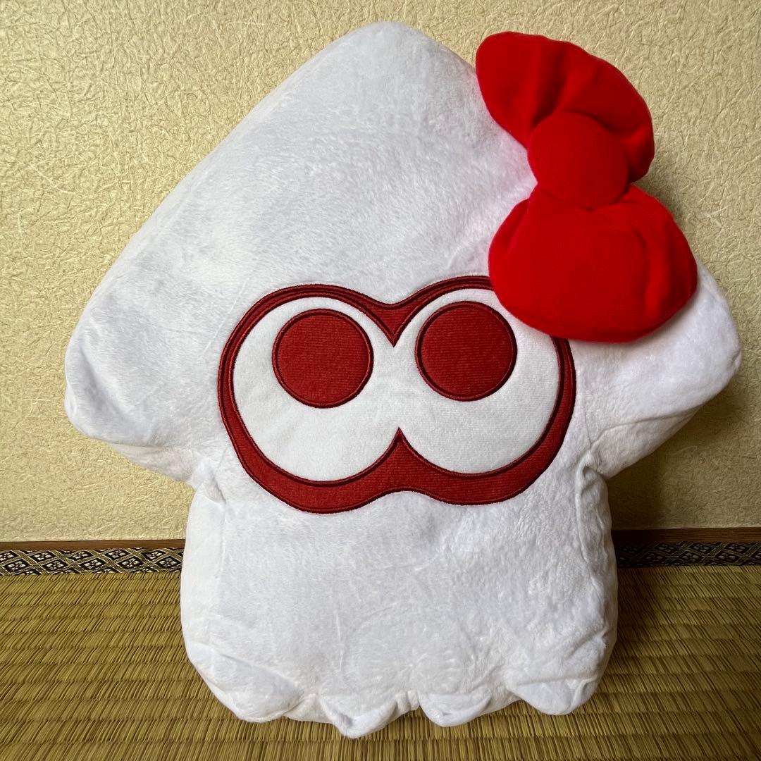 【非売品】サンリオ スプラトゥーン コラボ キティ ハローキティ クッション