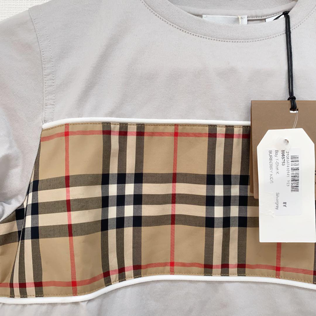 ラスト１【新品】BURBERRY ヴィンテージチェック Tシャツ 128cm