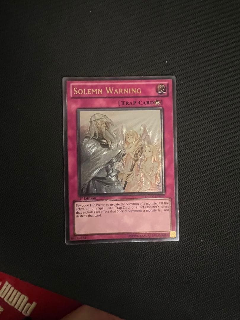 神の警告 1st レリーフ 英語目立った傷や汚れなし