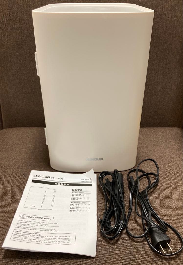 （価格交渉可）EENOUR 冷温庫 6L ミニ冷蔵庫 ペルチェ式 AC/DC給電