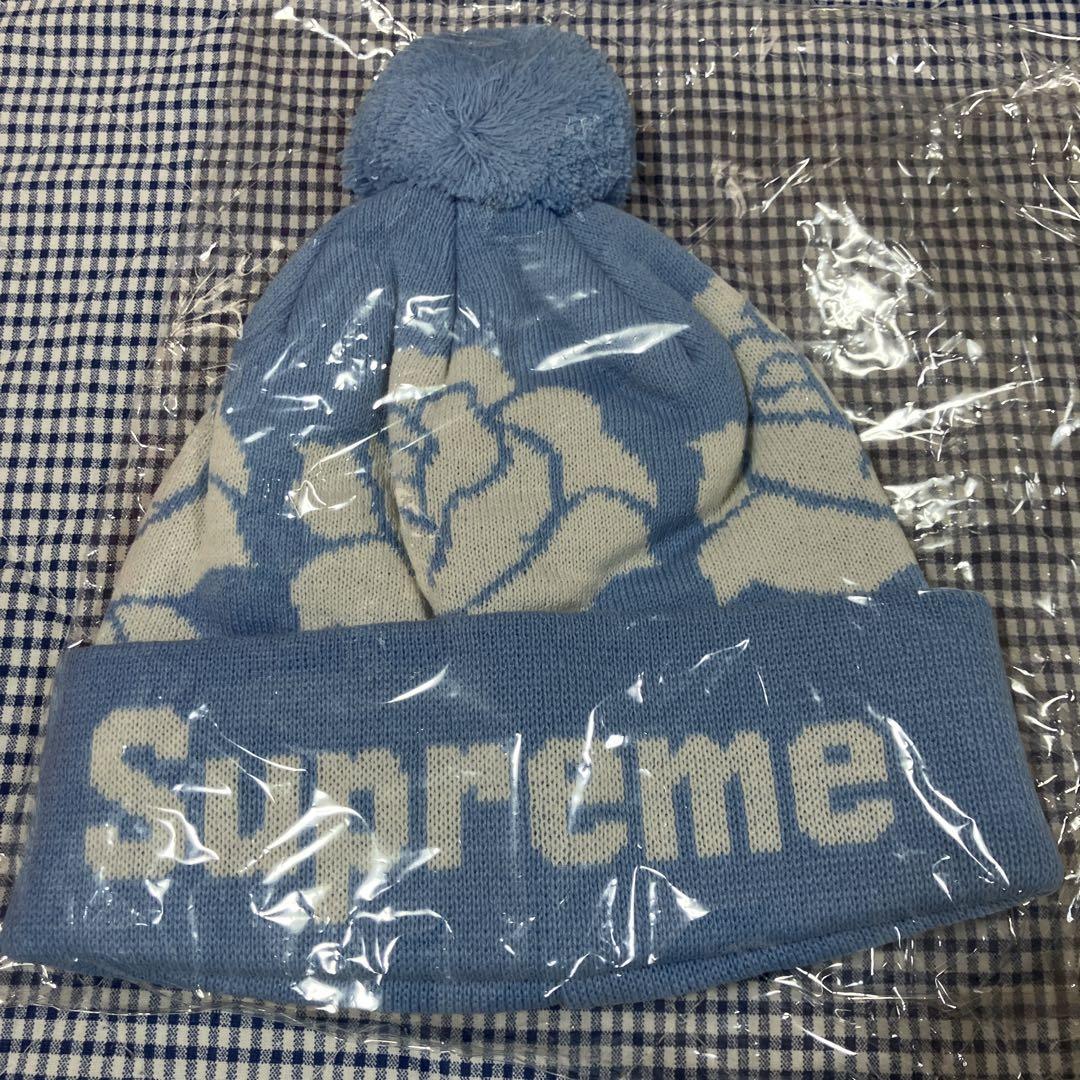 帽子 Supreme Rose Beanie Light Blue