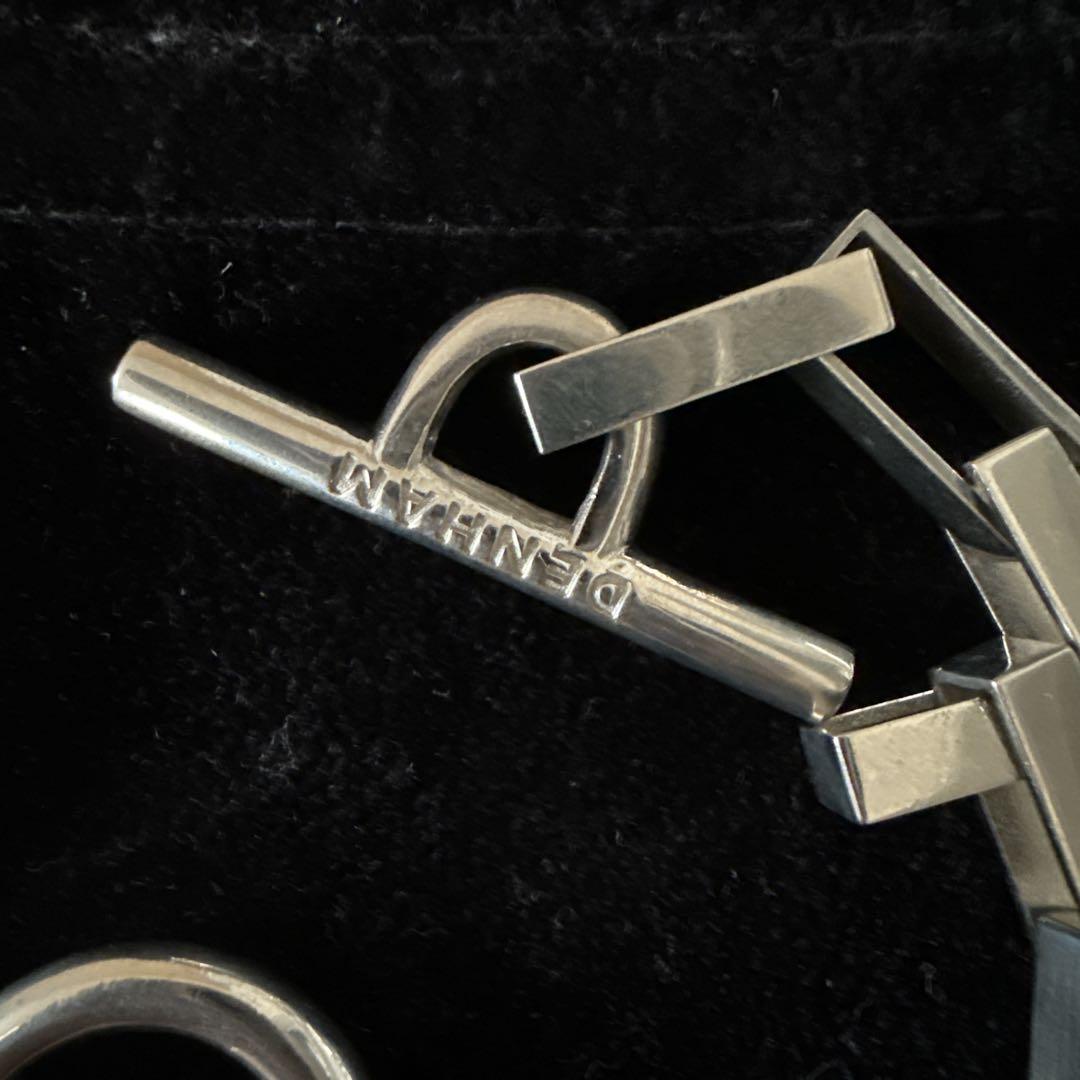 DENHAM シルバー チェーンリンクブレスレット