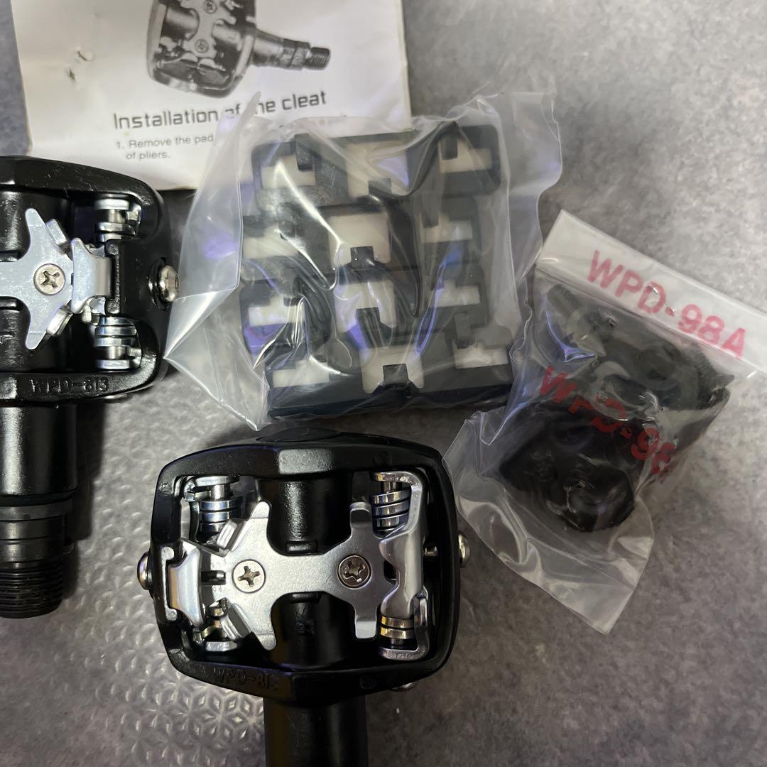 クリンチペダルセット WPD-98A クリート付　wellgo クリンチペダルセット WPD-98A クリート付 wellgo - メルカリ