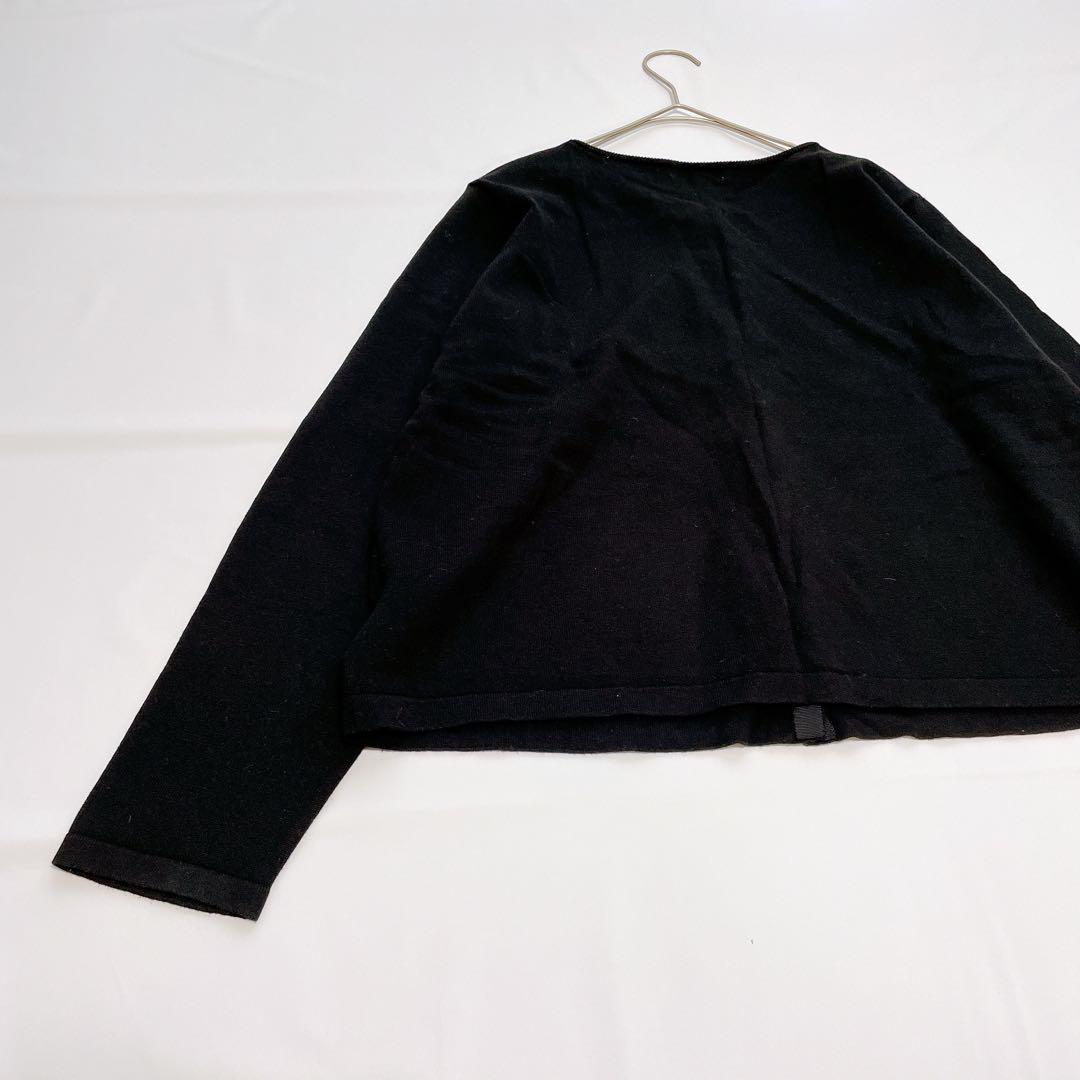 ローズティアラ【大きいサイズ】パール カーディガン 上品