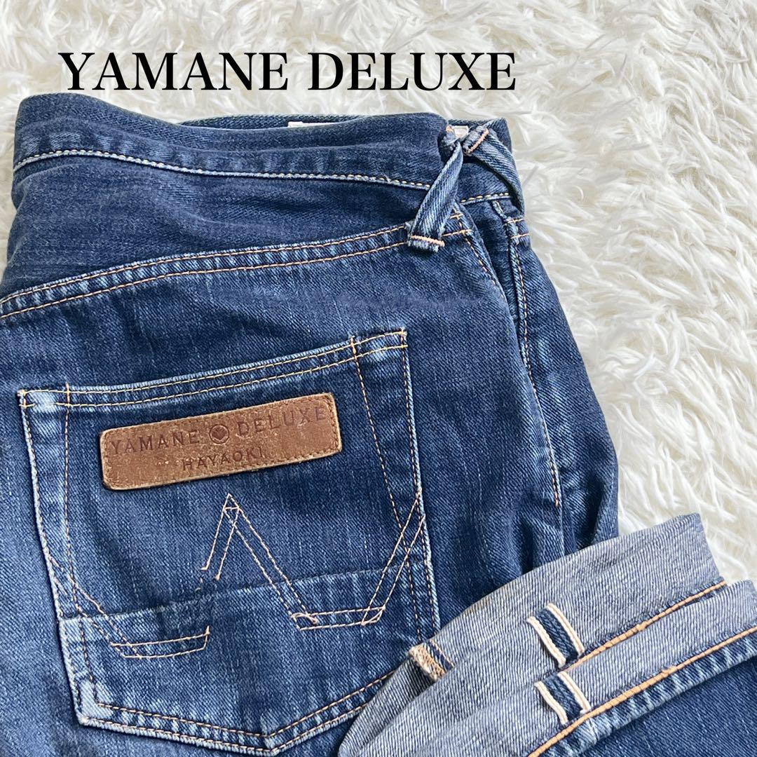 YAMANE/ヤマネ/デニム/ジーンズ/36/大きいサイズ/ボタンフライ Lot.1925 No.2 Slim Tapered Fit Jeans with Modern Denim (Raw