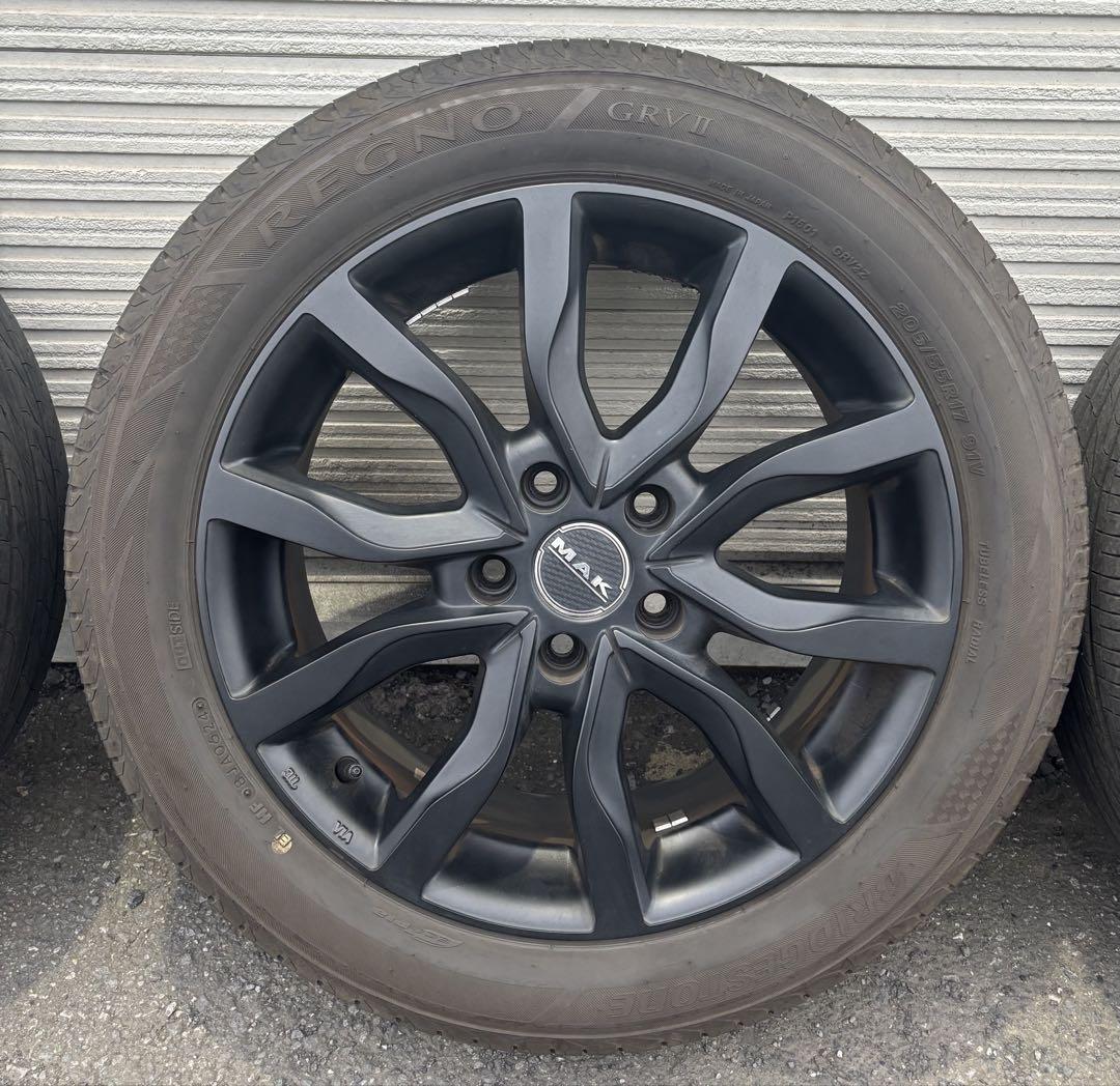 2024年製REGNO 205/55R17 17インチアルミホイール付き
