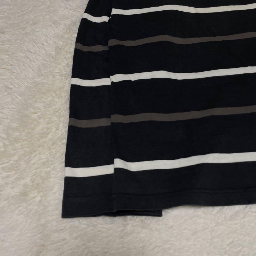 90s agnes b. アニエスベーオム 細ボーダー カットソー ロンT