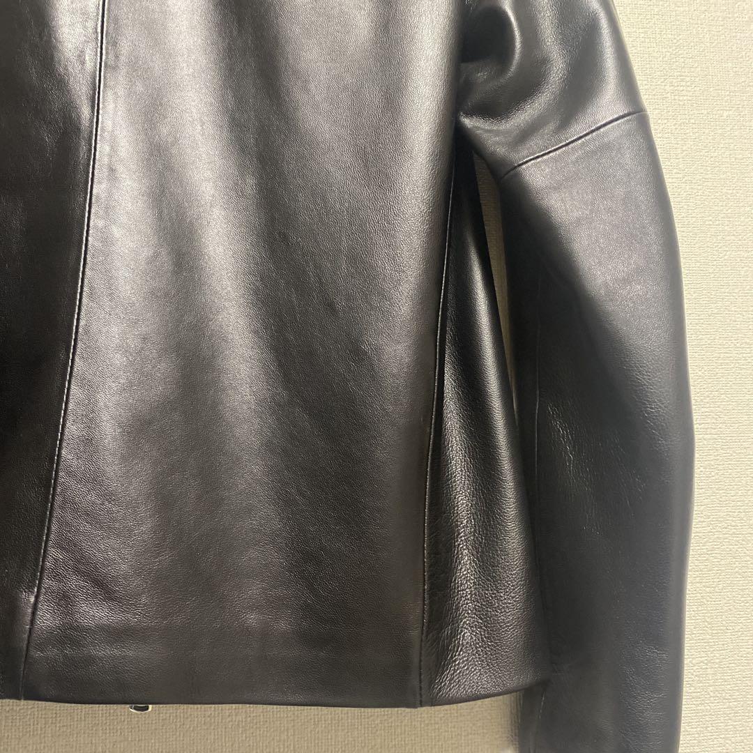 tk. TAKEO KIKUCHI 黒レザージャケット シングルライダース