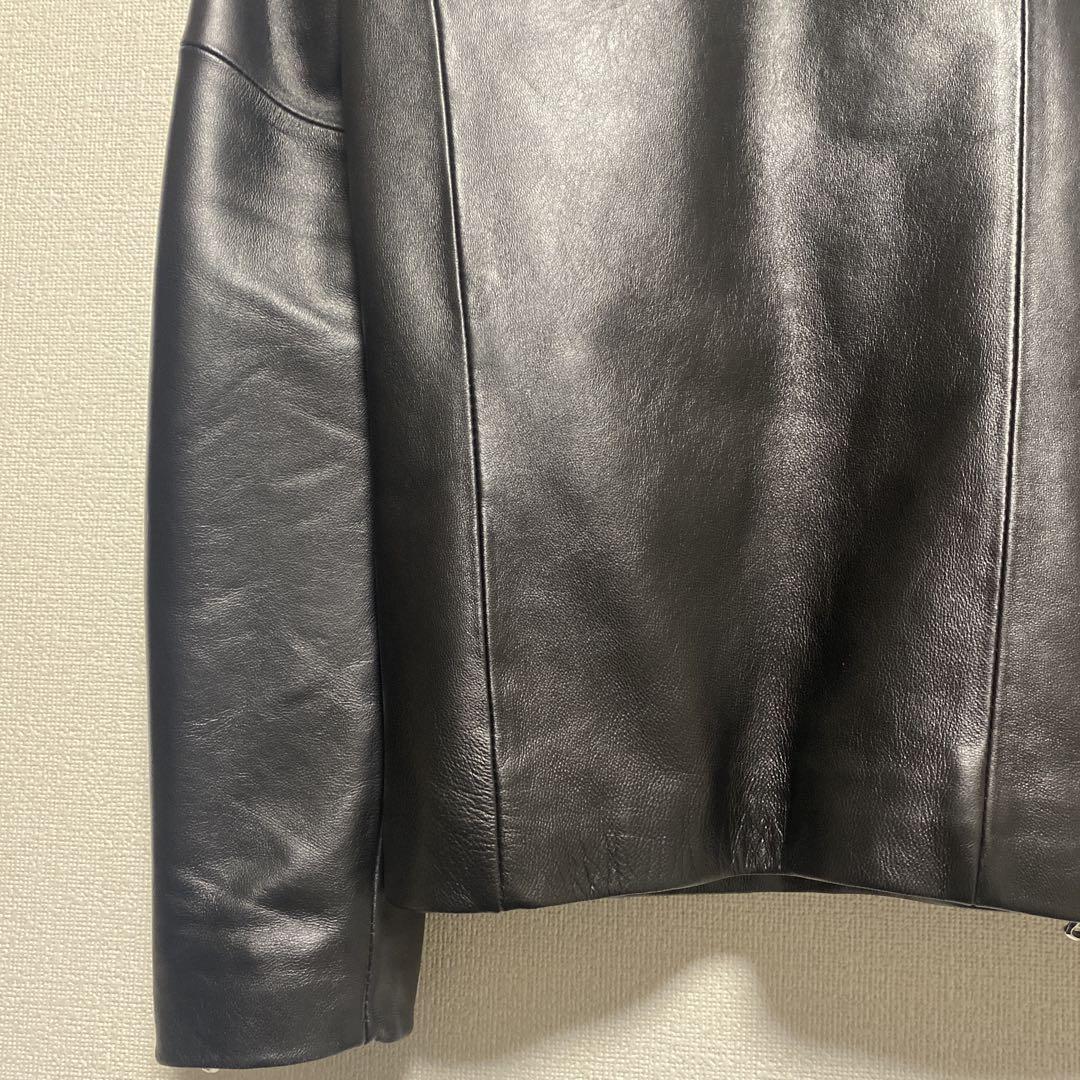 tk. TAKEO KIKUCHI 黒レザージャケット シングルライダース