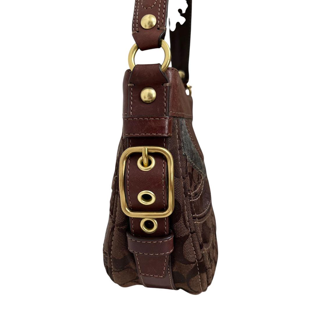 COACH コーチ パッチワーク スモール ハンドバッグ ミニバッグ